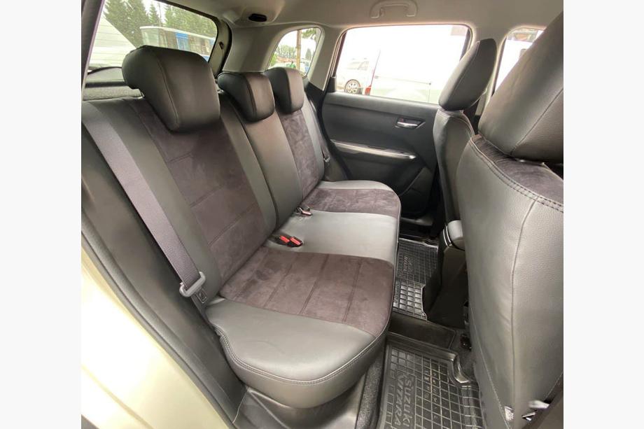 Suzuki Vitara 2015– Autopoťahy eko koža+textília+Alcantara Antara A001 (kompletný set do celého interiéru) Fotografia 5