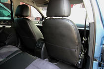 Skoda Octavia II A5 2006–2010 Autopoťahy eko koža+textília+Alcantara Antara A001 (kompletný set do celého interiéru) fotografia 13