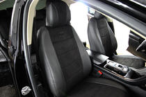 Ford Fusion 2012–2020 Autopoťahy eko koža+textília+Alcantara Antara A001 (kompletný set do celého interiéru) fotografia 7