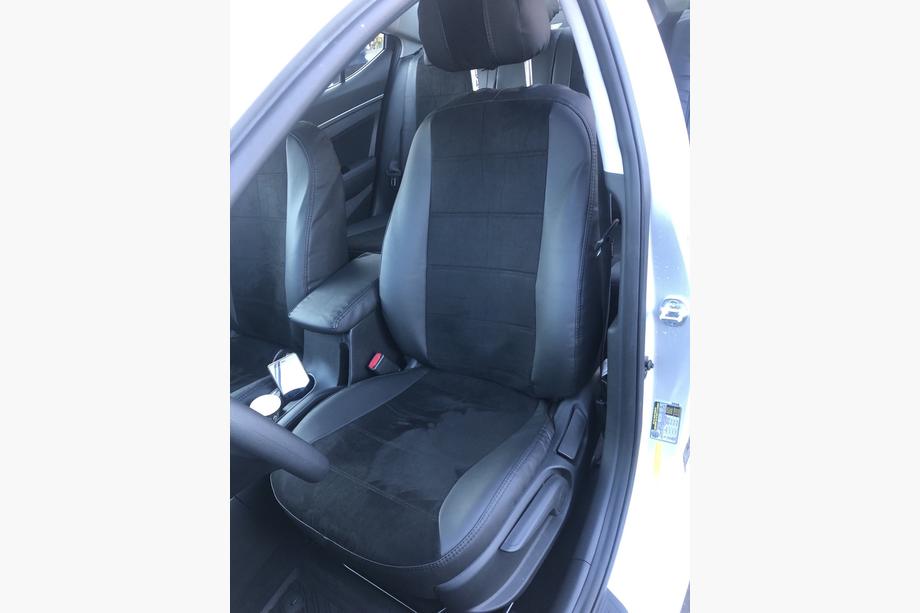 Hyundai Elantra (AD) 2015–2020 Autopoťahy eko koža+textília+Alcantara Antara A001 (kompletný set do celého interiéru) Image