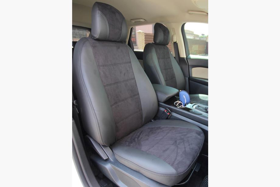 Ford Edge 2014–2024 Autopoťahy eko koža+textília+Alcantara Antara A001 (kompletný set do celého interiéru) Image