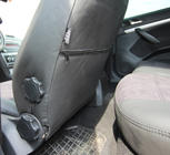 Skoda Octavia II A5 2010–2013 Autopoťahy eko koža+textília+Alcantara Antara A001 (kompletný set do celého interiéru) fotografia 4