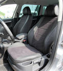 Skoda Octavia II A5 2010–2013 Autopoťahy eko koža+textília+Alcantara Antara A001 (kompletný set do celého interiéru) fotografia 13