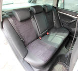 Skoda Octavia II A5 2010–2013 Autopoťahy eko koža+textília+Alcantara Antara A001 (kompletný set do celého interiéru) fotografia 10