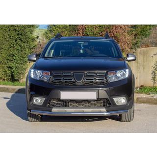 Predný ochranný rám Texas (60 mm, nerez) Renault Sandero 2013–2022 fotografia 1