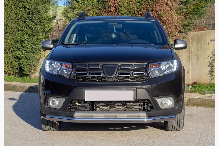Renault Sandero 2013–2022 Predný ochranný rám Texas (60 mm, nerez) Image