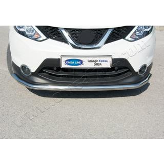 Predný ochranný rám Texas pre 2014-2017 (60 mm, nerez) Nissan Qashqai 2014–2021 fotografia 1