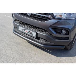 Predný ochranný rám Texas (76 mm, čierny) SsangYong Musso ІІ 2018– fotografia 1