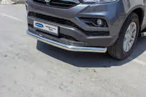 SsangYong Musso II 2018– Predný ochranný rám Texas (76 mm, nerez) fotografia 1