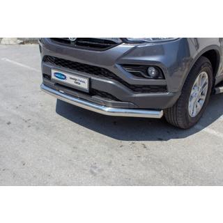 Predný ochranný rám Texas (76 mm, nerez) SsangYong Musso ІІ 2018– fotografia 1