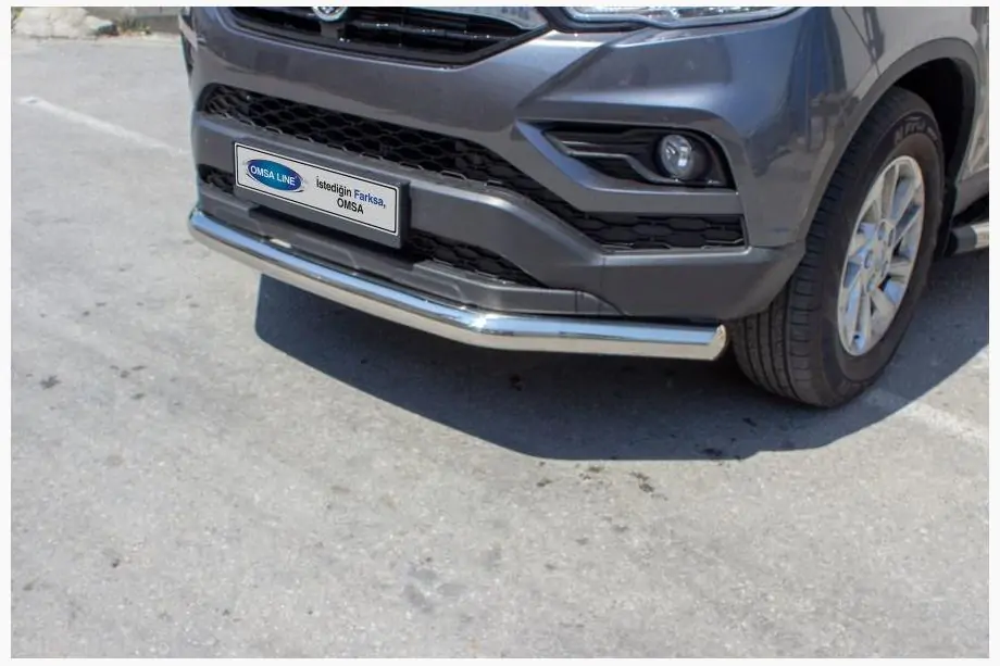 SsangYong Musso II 2018– Predný ochranný rám Texas (76 mm, nerez) Image