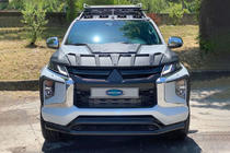 Mitsubishi L200 2015–2024 Predný dvojitý ochranný rám Vegas 2019+ (čierny, 76 mm) fotografia 3
