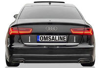 Audi A6 C8 2018–2025 Nerezová lišta hrany kufra OmsaLine fotografia 1