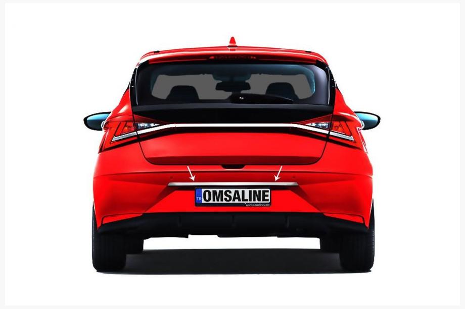 Hyundai I-20 2020– Chrómová lišta nad ŠPZ OmsaLine (nerez) Image