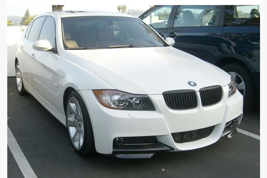 BMW 3 rad E90/E91 2005–2011 Predné lipové nadstavce DPT (pre E90 M-Sport 2005-2008, čierny lesk, 2 ks) Image