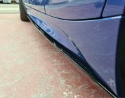 BMW rad 3 F30/F31 2012–2019 Čierne prahové lišty (203 cm, OmsaLine) fotografia 1