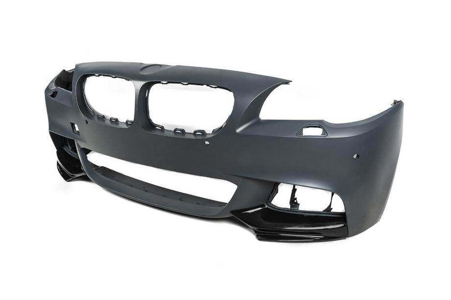 BMW 5. rad F10/F11 2010–2016 Líšta predného nárazníka DPT Flap (pre M-Performance, čierna lesklá) Fotografia 13