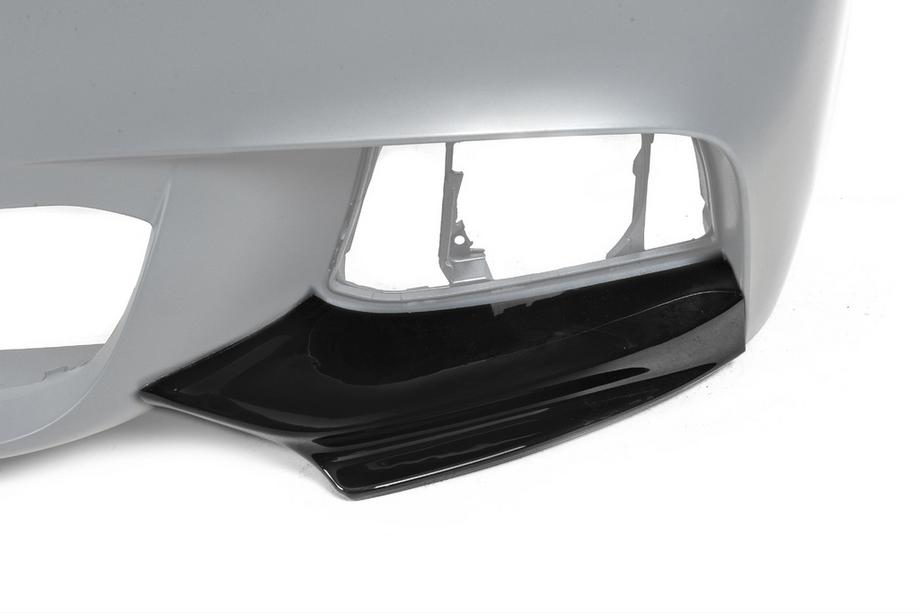 BMW 5. rad F10/F11 2010–2016 Líšta predného nárazníka DPT Flap (pre M-Performance, čierna lesklá) Fotografia 8