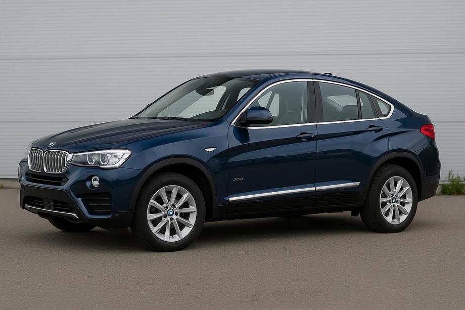 BMW X4 F26 2014–2018 Dverné lišty (4 ks, nerez) Image