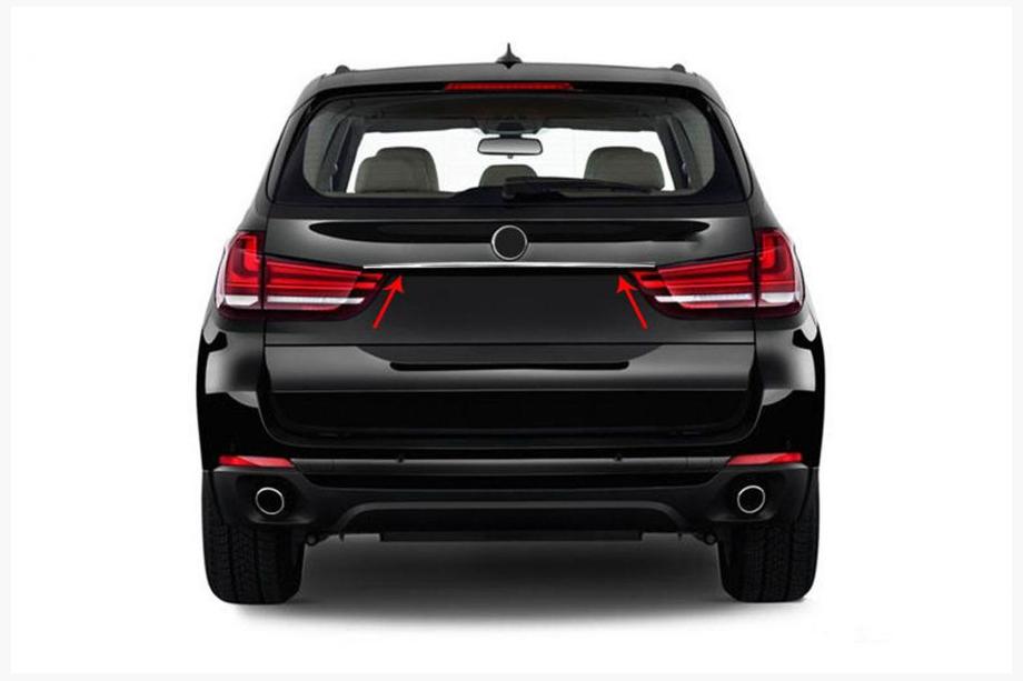 BMW X5 F15 2013–2018 Nerezová lišta nad ŠPZ Image
