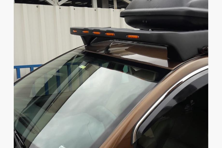 Dacia Duster 2008–2018 Clona čelného skla V1 (LED, čierny mat) Image