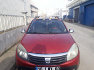 Renault Sandero 2007–2013 Slnečná clona čelného skla (LED, matná čierna) fotografia 2