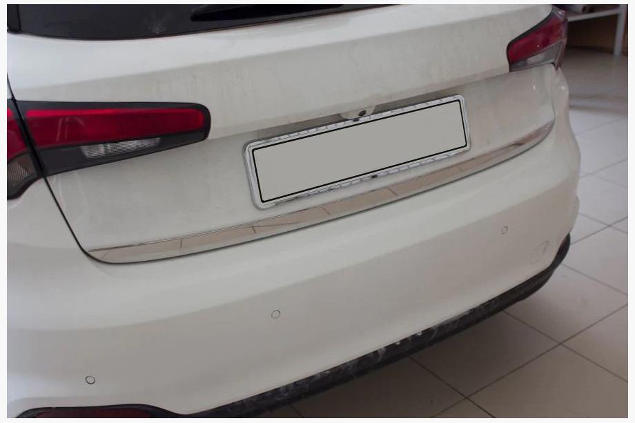 Fiat Tipo Cross 2021– Ochranná lišta hrany kufra (nerez) Carmos - turecká oceľ Image