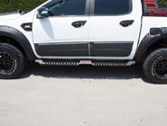 Fiat Fullback 2016– Bočné nášľapy Dakar V2 bez LED (2 ks, kov) fotografia 4