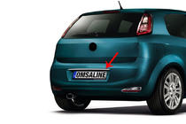 Fiat Punto Grande/EVO 2006–2018 Chrómová lišta nad ŠPZ (nerez) fotografia 1