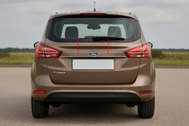 Ford B-Max 2012–2017 Chrómová lišta nad ŠPZ (nerez) fotografia 1