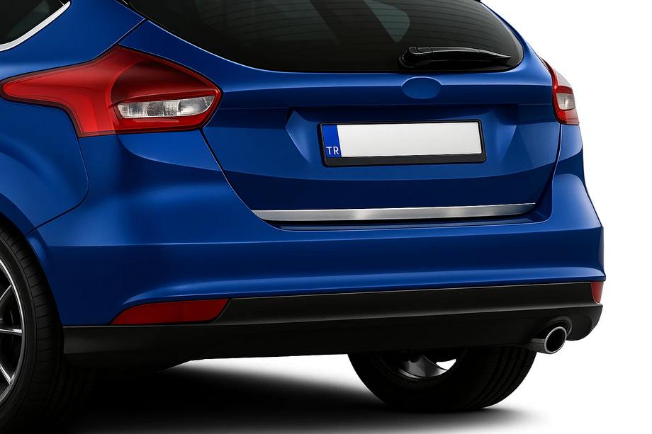 Ford Focus III 2011–2017 Nerezová lišta hrany kufra 2015-2017 (hatchback) Image