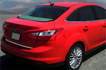Ford Focus III 2011–2017 Nerezová lišta hrany kufra 2015-2017 (Sedan) fotografia 1