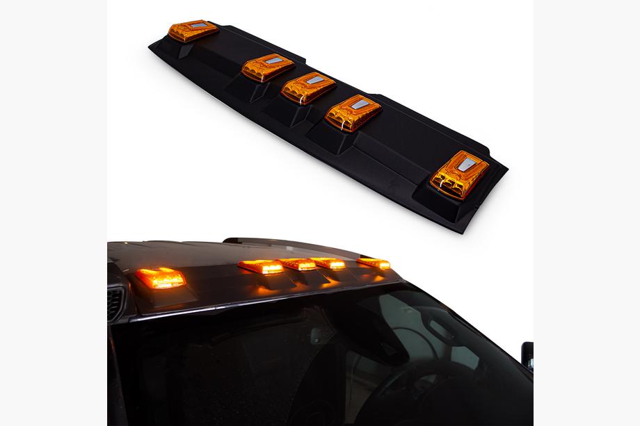 Ford Ranger 2011–2022 LED slnečná clona na čelné sklo V2 Image