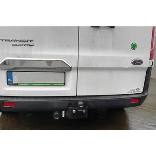 Chrómová lišta nad ŠPZ (2-dverové, nerez) Ford Custom 2013–2022 fotografia 1