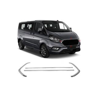 Lišta na masku chladiča 2018+ (4 ks, nerez) Ford Custom 2013–2022 fotografia 3