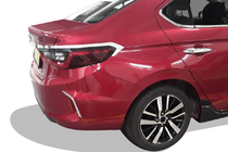 Honda City 2021– Chrómová lišta nad ŠPZ SD (3 ks, nerez) fotografia 3