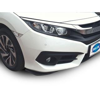 Flap nadstavce na predný nárazník (2 ks, čierne) Honda Civic Sedan X 2016–2021 fotografia 1