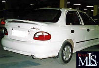 Hyundai Accent 1994–1999 Športové bočné prahy (na lakovanie) fotografia 1