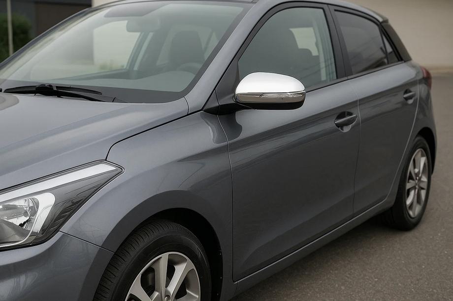 Hyundai I-20 2014–2020 Kryty spätných zrkadiel V2 (2 ks, nerez) Image
