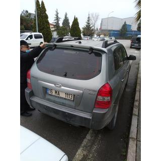 Spojler Meliset (na lakovanie) Hyundai Tucson JM 2004– fotografia 2