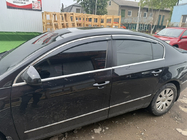 Volkswagen Passat B6 2006–2012 Okenné deflektory s chrómovou lištou SD (EU, 4 ks, Niken) fotografia 3