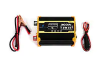 Auto menič 12V na 220V + USB 300W CHB300W fotografia 1
