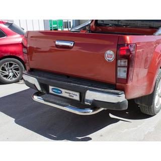 Zadná ochranná rampa Amazon Silver (76 mm, nerez) Isuzu D-Max 2019– fotografia 2