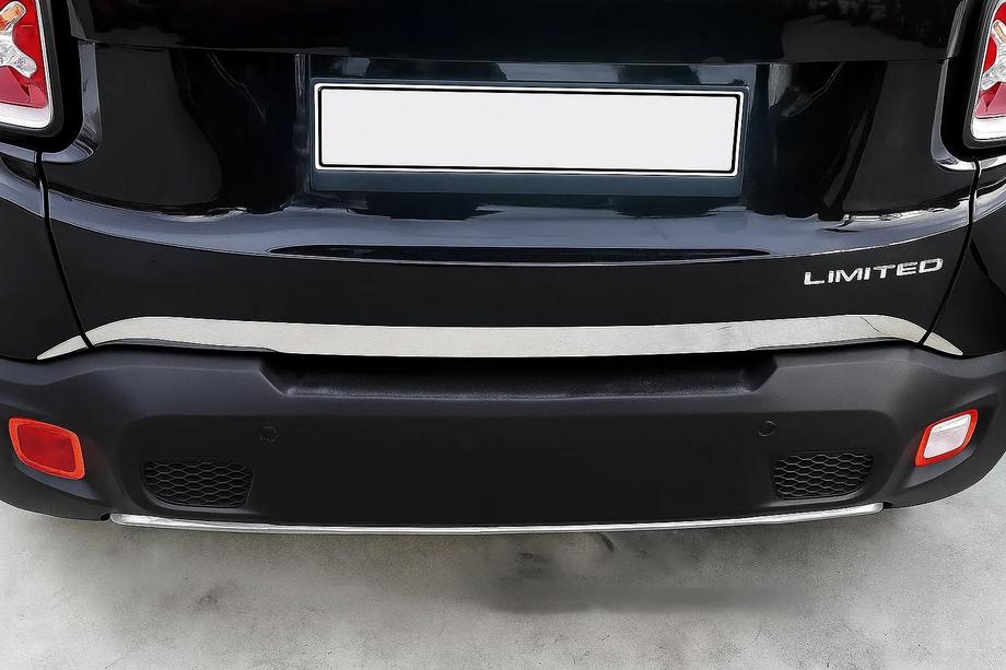 Jeep Renegade 2014– Lišta hrany kufra 2019 (3 ks, nerez) Carmos - turecká oceľ Image