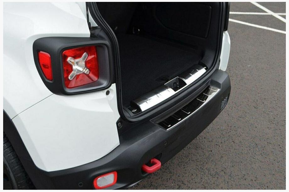 Jeep Renegade 2014– Nerezový kryt zadného prahu Image