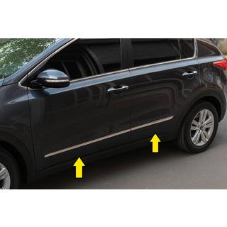 Nerezové lišty dverí (4 ks) Kia Sportage 2010–2015 fotografia 1
