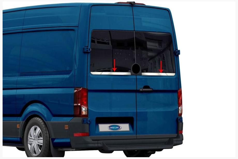 Volkswagen Crafter 2016– Lišta okna (2 ks, nerez) Image