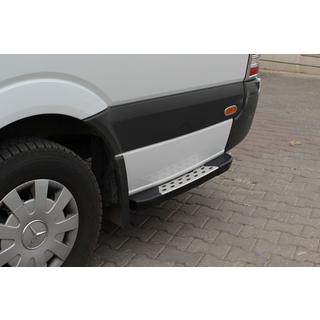 Bočné nášľapy DOT-Line za kolesom (2 ks, hliník) Volkswagen LT 1995–2006 fotografia 1