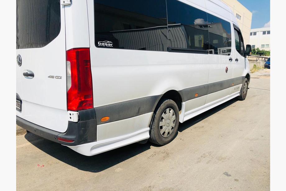 Mercedes Sprinter W907/W910 2018– Súprava prahov (na lakovanie) L3 - Long (pre tuning nárazník) Image