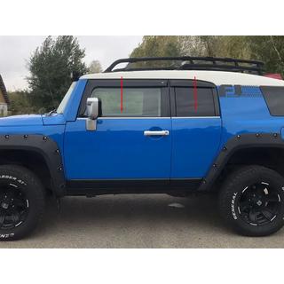Spodné okenné lišty z nehrdzavejúcej ocele (4 ks) Toyota FJ Cruiser 2006–2022 fotografia 1